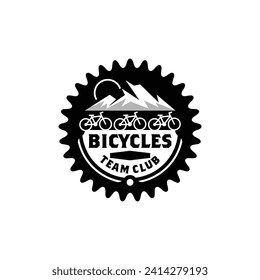 Bicycles Club Logo Repair Shop Designs Vector Template