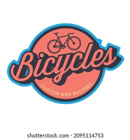 bicycles custom logo vector for your business