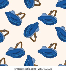 Bicycles equipment , cartoon seamless pattern background