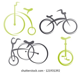 Bicycles icons