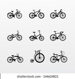 bicycles (Set of 9 bikes )