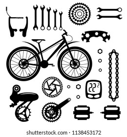 bike pedal parts