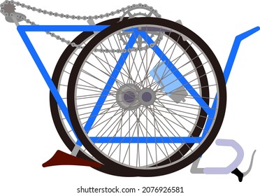 Bicycles that can be driven around Road bikes Bike illustrations