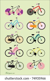fondo de pantalla vintage de bicicletas
