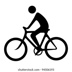 bicyclist symbol