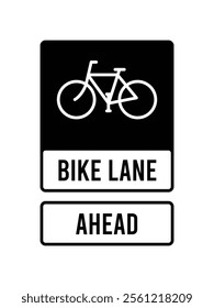 Bicyclists Bicycle Bike Cycling Lane Ahead Parking Sign Signs