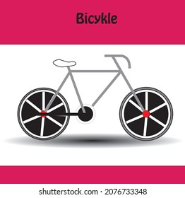 Bicykle Vector round symbol design
