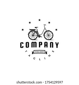 Bicylce electric logo design template. Awesome a bicylce electric silhoutte logo. A bicycle electric lineart logotype.