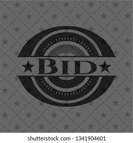 Bid black emblem