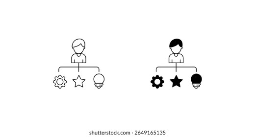 ícone de oferta com fundo branco vetor ilustração stock