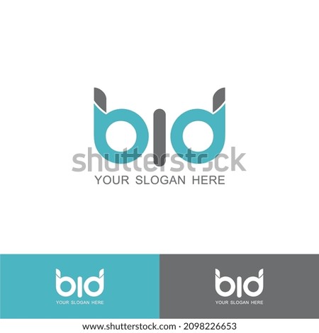bid logo letter B Designs vector icon illustration