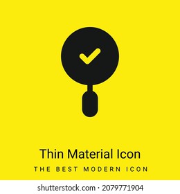 Bid minimal bright yellow material icon
