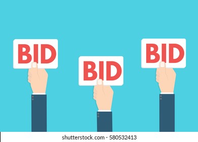 bid sign