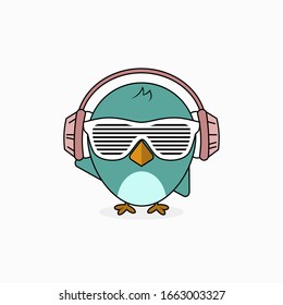 bid song icon logo vector