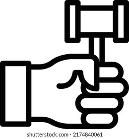 bid Vector illustration on a transparent background.Premium quality symmbols.Stroke vector icon for concept and graphic design.