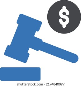 Bid Vector illustration on a transparent background.Premium quality symbols.Glyphs vector icon for concept and graphic design.