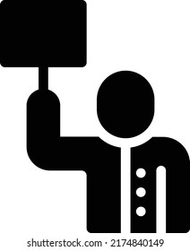 Ilustración del vector de puja sobre un fondo transparente.Símbolos de calidad premium.Icono vector glifos para el diseño de conceptos y gráficos.