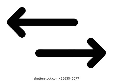 Bidirectional Arrows Indicating Two-Way Movement

