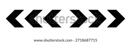 Bidirectional Chevron Icon – Left and Right Arrows in Symmetrical Horizontal Layout – High Quality Vectorial Stock Image