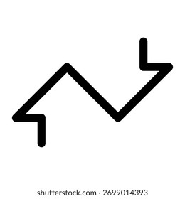 Ícone de Linha de Setas Bidirecionais do Exchange para Transferência e Sincronização