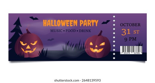 lances para festa de halloween, convite para evento de abóbora
