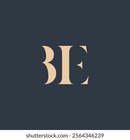 BIE abstract letter logo design. This logo is designed by three abstract letters.