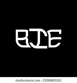 BIE logo design, BIE simple and modern logo. BIE luxurious alphabet design  