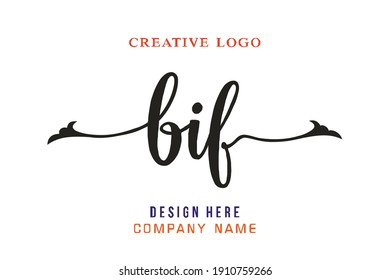 BIF lettering logo is simple, easy to understand and authoritative