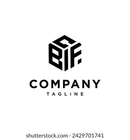 BIFC hexa logo icon vector template.eps