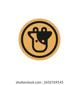 BIFI, Beefy coin flat design icon logo