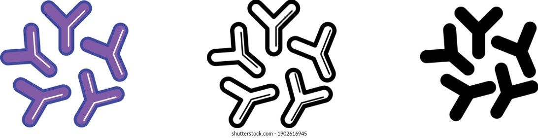 bifidobacterium icon , vector illustration