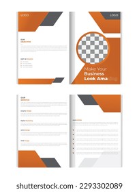 Diseño de folletos, tema, plantilla para su empresa, empresa, negocio, publicidad, marketing, agencia y negocios de internet.