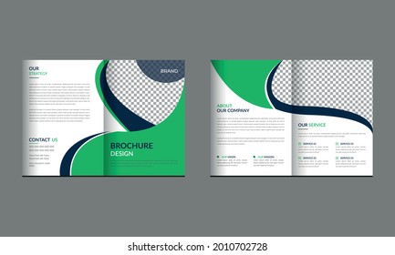 bifold brochure design for your business company