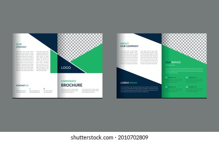 bifold brochure design for your business company