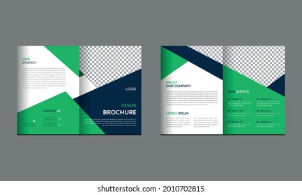 bifold brochure design for your business company