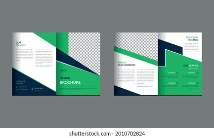 bifold brochure design for your business company