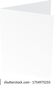 bifold brochure mockup template vektor