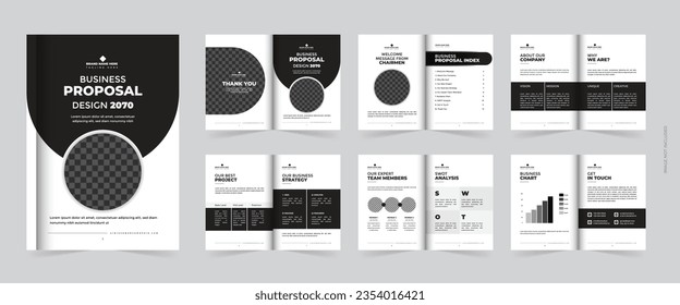 Bi-Fold Brochure Template Design For Multipurpose Use