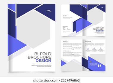 Bi-Fold business brochure template design