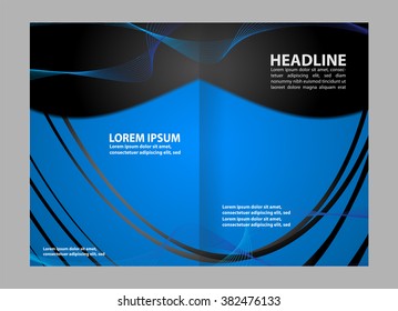 Bi-Fold Corporate Business Store Mock up & Brochure Design
