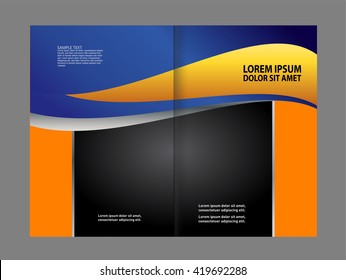 Bi-Fold Corporate Business Store Mock up & Brochure Design
