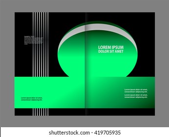 Bi-Fold Corporate Business Store Mock up & Brochure Design
