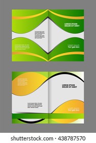 Bi-Fold Corporate Business Store Mock up & Brochure Design
