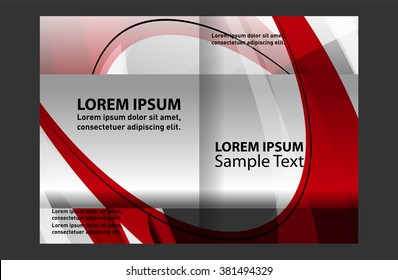 Bi-Fold Mock up Brochure Design 