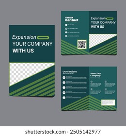 Bi-Fold modern brochure template for business 