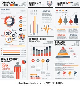 Big 3 column infographic elements vector set for your projects to make,vector