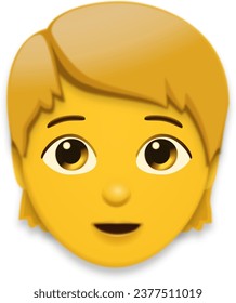 BIG Adult emoji on transparent background