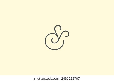 Icono de símbolo de ampersand grande Imagen de Vector fondo editable