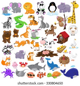 big animals set