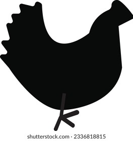 Grandes animales se preparan para el libro de colorear. vector de contorno para niños. Caracteres de corte. Granja, bosque y animales de la selva.